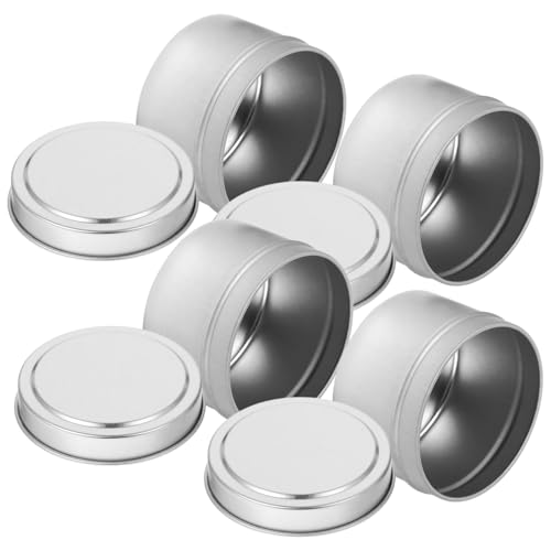 BEBEMOKO 4 Stück Teiliges DIY Kerzenglas Metall Kerzendosen mit Deckel Kleiner Runder Kerzenhalter für Kerzenherstellung Vielseitig Verwendbar für Duftöle Schmuck und Bastelbedarf BEBEMOKO 4 Stück Teiliges DIY Kerzenglas Metall Kerzendosen mit Deckel Kleiner Runder Kerzenhalter für Kerzenherstellung Vielseitig Verwendbar für Duftöle Schmuck und Bastelbedarf von BEBEMOKO