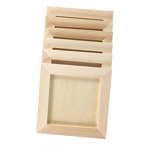 BEBEMOKO 4 Stück Teiliges Holzrahmen für DIY Bilderrahmen Kinderzeichnungen Natürliche Langlebige Holzrahmen zum Basteln und Malen Glatte Oberfläche Sicher und für Kreative Kunstprojekte BEBEMOKO 4 Stück Teiliges Holzrahmen für DIY Bilderrahmen Kinderzeichnungen Natürliche Langlebige Holzrahmen zum Basteln und Malen Glatte Oberfläche Sicher und für Kreative Kunstprojekte von BEBEMOKO