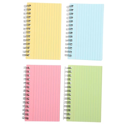 BEBEMOKO 4 Stück Teiliges Multifunktionale Spiral notizblöcke Dickes Schreibpad Farbiges Querformat Tragbares Office notizbuch für Studenten Praktisch und Vielseitig Einsetzbar BEBEMOKO 4 Stück Teiliges Multifunktionale Spiral notizblöcke Dickes Schreibpad Farbiges Querformat Tragbares Office notizbuch für Studenten Praktisch und Vielseitig Einsetzbar von BEBEMOKO