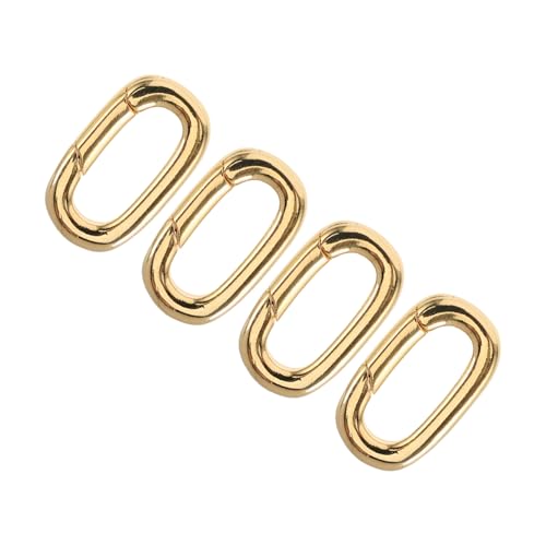 BEBEMOKO 4 x Halsketten-Verschluss, stilvolle Verkürzer-Verlängerung für Schmuckherstellung, langlebige Anhängerverbinder, schickes Zubehör für Armbänder, Halsketten von BEBEMOKO