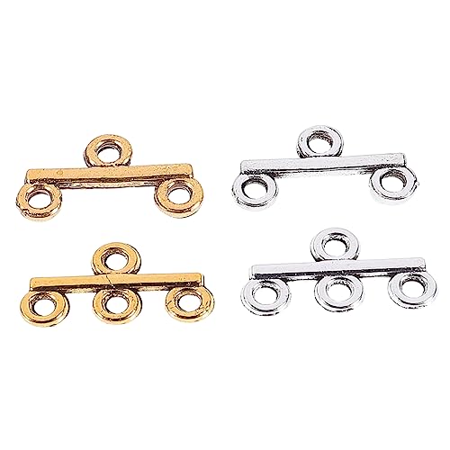 BEBEMOKO 40 Stück DIY Schmuckverschlüsse, vielseitige Kettenverbinder für Halsketten, Armbänder, inklusive antiken antiken Verschlüssen für Bastelprojekte BEBEMOKO 40 Stück DIY Schmuckverschlüsse, vielseitige Kettenverbinder für Halsketten, Armbänder, inklusive antiken antiken Verschlüssen für Bastelprojekte von BEBEMOKO