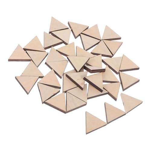 BEBEMOKO 40 Stück Holzdreiecke zum Basteln, unlackierte Mosaikfliesen, stabile Holzformen für Heimdekoration, einzigartiges Bastelzubehör für künstlerische Projekte und kommerzielle Nutzung BEBEMOKO 40 Stück Holzdreiecke zum Basteln, unlackierte Mosaikfliesen, stabile Holzformen für Heimdekoration, einzigartiges Bastelzubehör für künstlerische Projekte und kommerzielle Nutzung von BEBEMOKO