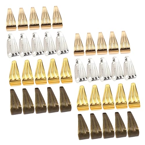 BEBEMOKO 400Stücke Schmuckverschlüsse für DIY Anhänger Metallanschlüsse für Antikbronze und Zubehör für Kreative Schmuckgestaltung von BEBEMOKO
