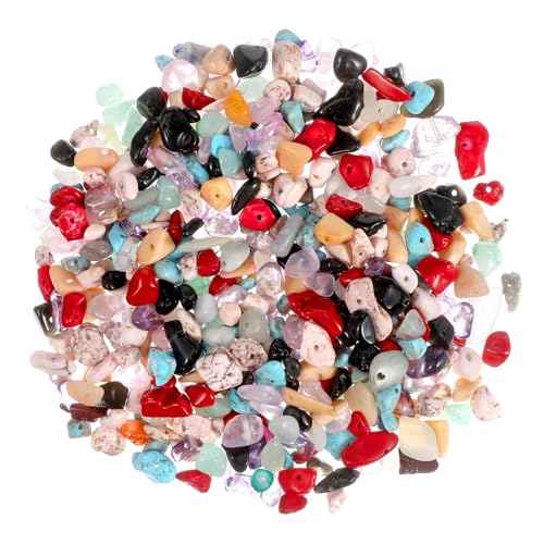 BEBEMOKO 400Stücke Unregelmäßige Natursteinperlen für DIY Schmuck Schmuckperlen für Armbänder und Ohrringe Vielseitig Einsetzbar Langlebig BEBEMOKO 400Stücke Unregelmäßige Natursteinperlen für DIY Schmuck Schmuckperlen für Armbänder und Ohrringe Vielseitig Einsetzbar Langlebig von BEBEMOKO