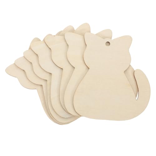 BEBEMOKO 40Stücke Unvollendete Katzen Holzscheiben Für DIY Projekte Handbemaltes Bastelspielzeug Für Graffiti Katzenausschnitte Holz Malerei Holzscheiben BEBEMOKO 40Stücke Unvollendete Katzen Holzscheiben Für DIY Projekte Handbemaltes Bastelspielzeug Für Graffiti Katzenausschnitte Holz Malerei Holzscheiben von BEBEMOKO