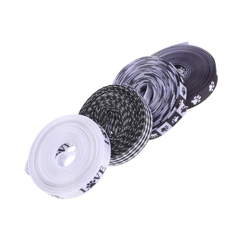BEBEMOKO 4Rollen Pfotenabdruck Geschenkband für Katzen und Handgefertigtes Dekorationsband aus Strapazierfähigem Polyester für Partydekoration DIY Projekte BEBEMOKO 4Rollen Pfotenabdruck Geschenkband für Katzen und Handgefertigtes Dekorationsband aus Strapazierfähigem Polyester für Partydekoration DIY Projekte von BEBEMOKO