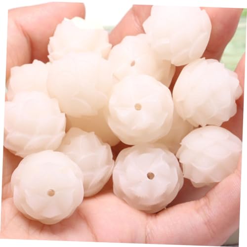 BEBEMOKO 5 Stück DIY Buddha Perlen Fünfschichtige Bodhi Wurzel Perlen für Schmuckherstellung und Bastelarbeiten Weiß BEBEMOKO 5 Stück DIY Buddha Perlen Fünfschichtige Bodhi Wurzel Perlen für Schmuckherstellung und Bastelarbeiten Weiß von BEBEMOKO
