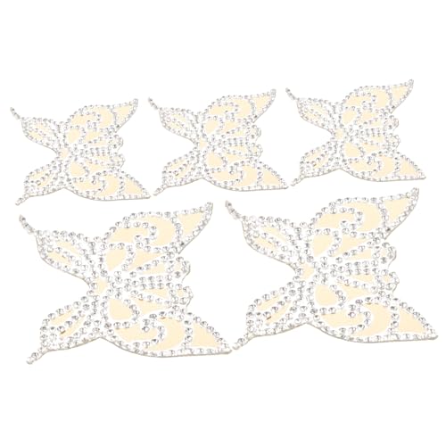 BEBEMOKO 5 Stück Teiliges Schmetterlings Bügelbild Strass Patches für Kleidung Jacken und Taschen DIY Aufnäher für Kreative Dekoration und Reparatur Einfach Anzuwenden und Langlebig BEBEMOKO 5 Stück Teiliges Schmetterlings Bügelbild Strass Patches für Kleidung Jacken und Taschen DIY Aufnäher für Kreative Dekoration und Reparatur Einfach Anzuwenden und Langlebig von BEBEMOKO