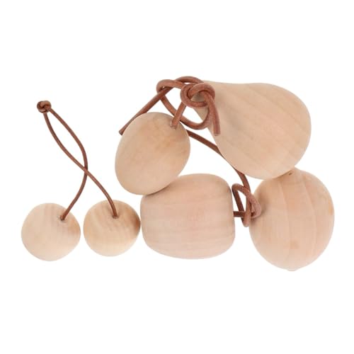 BEBEMOKO 5 unlackierte Obstdekorationen zum Malen, Basteln, sichere Holzobstformen für kreative Dekoration für Kunstprojekte und Bastelarbeiten BEBEMOKO 5 unlackierte Obstdekorationen zum Malen, Basteln, sichere Holzobstformen für kreative Dekoration für Kunstprojekte und Bastelarbeiten von BEBEMOKO