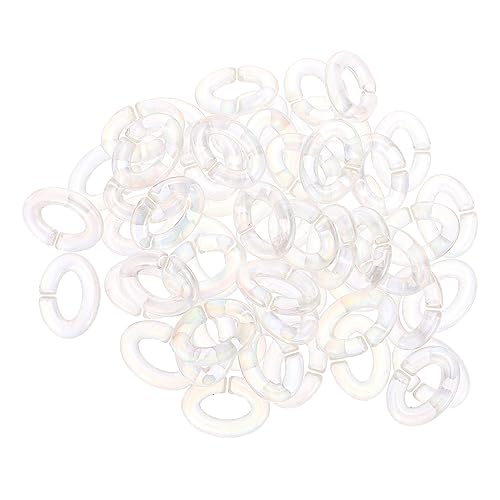 BEBEMOKO 50 Stück Acryl Verbindungsringe für Schmuckherstellung Offene Riegel für Ohrringe und Armbänder Transparent Teiliges für Diy Projekte BEBEMOKO 50 Stück Acryl Verbindungsringe für Schmuckherstellung Offene Riegel für Ohrringe und Armbänder Transparent Teiliges für Diy Projekte von BEBEMOKO