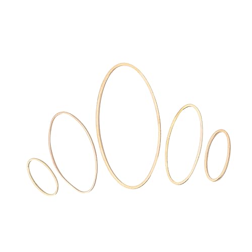 BEBEMOKO 50 Stück Geometrische Ohrhänger Anhänger Kupfer für Schmuckherstellung DIY Zubehör für Frauen und Mädchen Gold von BEBEMOKO