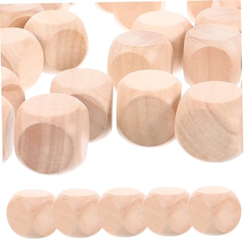 BEBEMOKO 50 Stück Holzwürfel Set Blanko Sechsseitige Holzblöcke für DIY Handwerk und Puzzleherstellung Unlackierte Natürliche Holzperlen für Kreative Projekte BEBEMOKO 50 Stück Holzwürfel Set Blanko Sechsseitige Holzblöcke für DIY Handwerk und Puzzleherstellung Unlackierte Natürliche Holzperlen für Kreative Projekte von BEBEMOKO