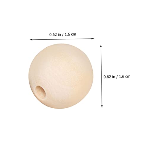 BEBEMOKO 50 Stück Natürliche Holzperlen Runde Spacer Beads zum Basteln Schmuck DIY Dekorationen Langlebige Unbehandelte Holzkugeln für Armbänder Halsketten und Kreative Projekte BEBEMOKO 50 Stück Natürliche Holzperlen Runde Spacer Beads zum Basteln Schmuck DIY Dekorationen Langlebige Unbehandelte Holzkugeln für Armbänder Halsketten und Kreative Projekte von BEBEMOKO