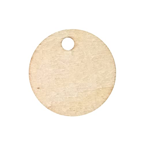 BEBEMOKO 50 Stück Runde Holzscheiben Große mit Loch für DIY Handwerk Scrapbooking Dekoration für Hochzeiten Malerei und Kreative Projekte BEBEMOKO 50 Stück Runde Holzscheiben Große mit Loch für DIY Handwerk Scrapbooking Dekoration für Hochzeiten Malerei und Kreative Projekte von BEBEMOKO