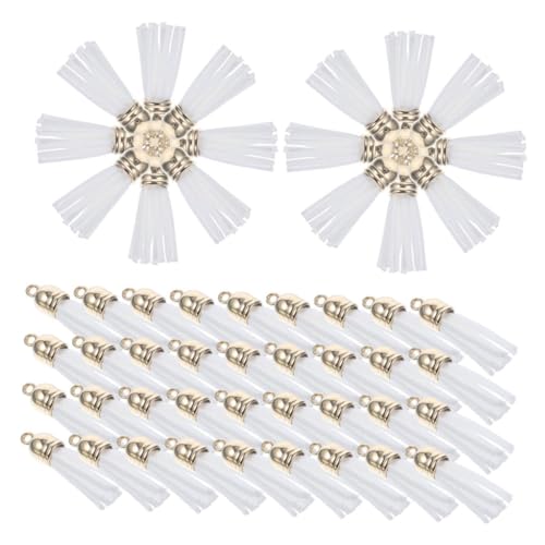 BEBEMOKO 50 Stück Schlüsselanhänger-quasten Aus Kunstleder, Schmuckherstellung, Quasten, Mini-perlen-armband-anhänger Für Diy-handwerk, Ohrringe, Handgefertigt, Schlüsselanhänger, Tasche, BEBEMOKO 50 Stück Schlüsselanhänger-quasten Aus Kunstleder, Schmuckherstellung, Quasten, Mini-perlen-armband-anhänger Für Diy-handwerk, Ohrringe, Handgefertigt, Schlüsselanhänger, Tasche, von BEBEMOKO