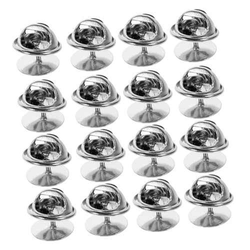BEBEMOKO 50 Stück Schmetterlings-Clutch-Krawattennadeln mit Sicherungsstift-Halterungen, Basis für Bastelarbeiten, Ersatznadeln für Krawatten und Anstecknadeln BEBEMOKO 50 Stück Schmetterlings-Clutch-Krawattennadeln mit Sicherungsstift-Halterungen, Basis für Bastelarbeiten, Ersatznadeln für Krawatten und Anstecknadeln von BEBEMOKO