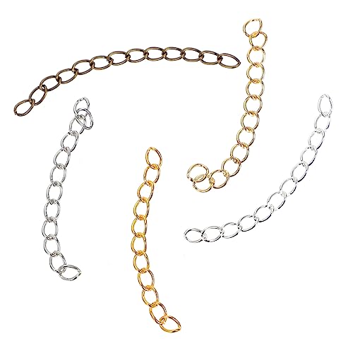 BEBEMOKO 500Stücke Einstellbare Kettenverlängerung für Armbänder und Silberne DIY Schmuckteile für Projekte und Designs BEBEMOKO 500Stücke Einstellbare Kettenverlängerung für Armbänder und Silberne DIY Schmuckteile für Projekte und Designs von BEBEMOKO