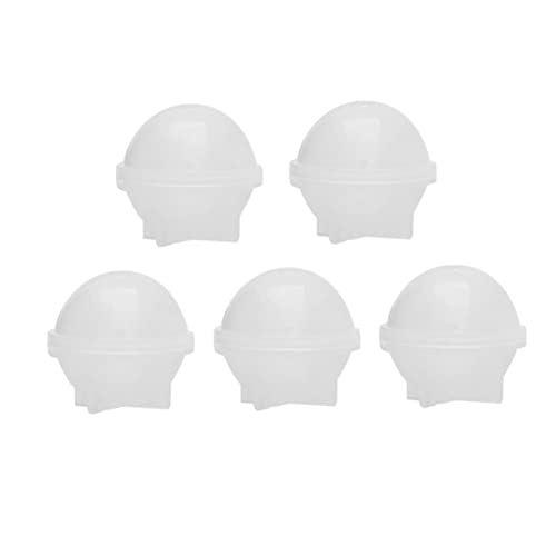 BEBEMOKO 5Stücke Silikon Kugel Formen Für DIY Epoxidharz Kristall Gießformen Silikonformen Für Schmuckherstellung Manuelle Zubehör Formen Für Projekte von BEBEMOKO
