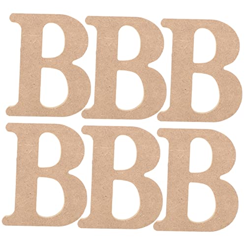 BEBEMOKO 6 Stück Holzbuchstaben B Teiliges Diy für Hochzeitsdekoration Unvollendete Holzbuchstaben für Wand und Tischdeko Vielseitig Einsetzbar für Zuhause und Cafés BEBEMOKO 6 Stück Holzbuchstaben B Teiliges Diy für Hochzeitsdekoration Unvollendete Holzbuchstaben für Wand und Tischdeko Vielseitig Einsetzbar für Zuhause und Cafés von BEBEMOKO