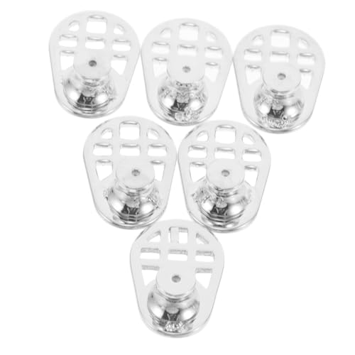 BEBEMOKO 6 Stück Ohrstecker-Lifter Silber für Schwere Ohrringe Stabilisierende Sichere Verschluss-backings gegen Hängeohren Einfache DIY-Installation Stützt Gedehnte Ohrläppchen Vielseitig von BEBEMOKO