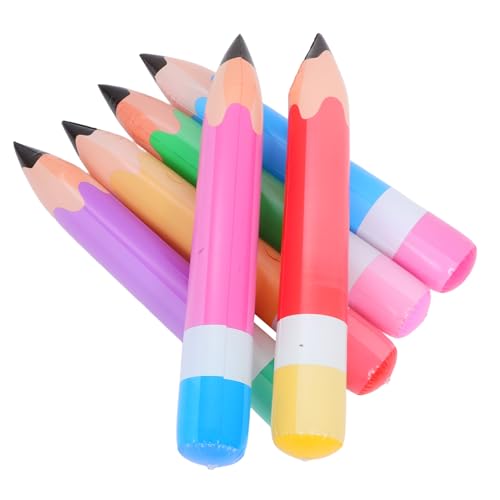 BEBEMOKO 6 Stück Teiliges Aufblasbarer Bleistiftballons aus Strapazierfähigem PVC Bunte Riesenstifte als Vielseitige Dekoration für Klassenzimmer Partys und Kreative DIY Umgebungen BEBEMOKO 6 Stück Teiliges Aufblasbarer Bleistiftballons aus Strapazierfähigem PVC Bunte Riesenstifte als Vielseitige Dekoration für Klassenzimmer Partys und Kreative DIY Umgebungen von BEBEMOKO