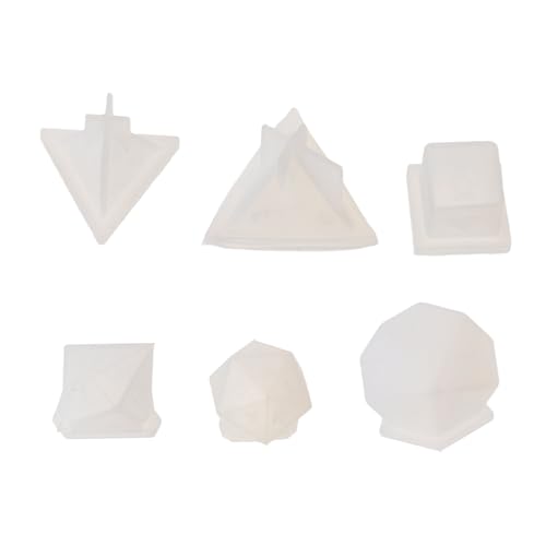 BEBEMOKO 6 Stück Teiliges Silikon Dice Gießform für DIY Würfel Flexible Transparente Polyeder Spielwürfel Moulds Langlebig Antihaftbeschichtet Einfach zu Reinigen und Wiederverwendbar BEBEMOKO 6 Stück Teiliges Silikon Dice Gießform für DIY Würfel Flexible Transparente Polyeder Spielwürfel Moulds Langlebig Antihaftbeschichtet Einfach zu Reinigen und Wiederverwendbar von BEBEMOKO