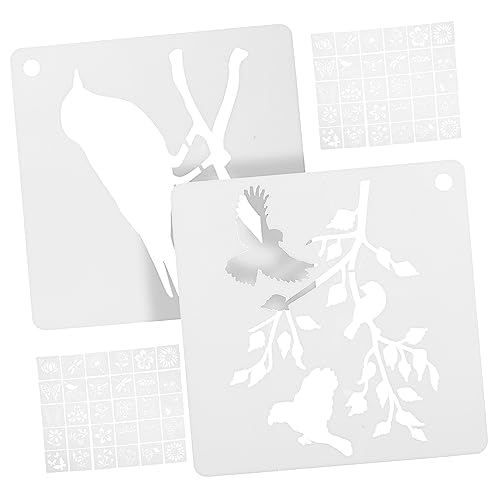 BEBEMOKO 60 Stück DIY Malvorlagen Dekorative Schablonen Kunststoff für Wand und Kartenmalerei Kreative Bastelschablonen mit Verschiedenen Mustern Leicht und Wiederverwendbar für BEBEMOKO 60 Stück DIY Malvorlagen Dekorative Schablonen Kunststoff für Wand und Kartenmalerei Kreative Bastelschablonen mit Verschiedenen Mustern Leicht und Wiederverwendbar für von BEBEMOKO
