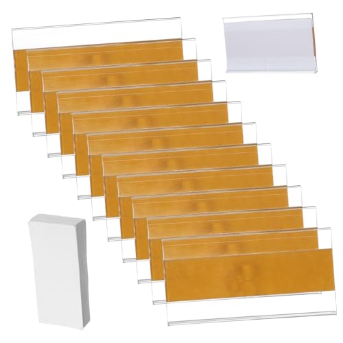 BEBEMOKO 60 Stück Teiliges Transparente Selbstklebende Drahtregal Etiketten PVC Stabile und Korbaufkleber für Büro und Lagerorganisation Wiederverwendbare Beschriftungsschilder BEBEMOKO 60 Stück Teiliges Transparente Selbstklebende Drahtregal Etiketten PVC Stabile und Korbaufkleber für Büro und Lagerorganisation Wiederverwendbare Beschriftungsschilder von BEBEMOKO