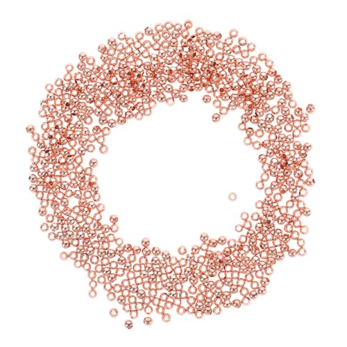 BEBEMOKO 600 Stück kleine, runde Bastelperlen zur Schmuckherstellung, leichte Abstandshalter für Armbänder, Halsketten und Zubehör für alle Fähigkeitsstufen BEBEMOKO 600 Stück kleine, runde Bastelperlen zur Schmuckherstellung, leichte Abstandshalter für Armbänder, Halsketten und Zubehör für alle Fähigkeitsstufen von BEBEMOKO
