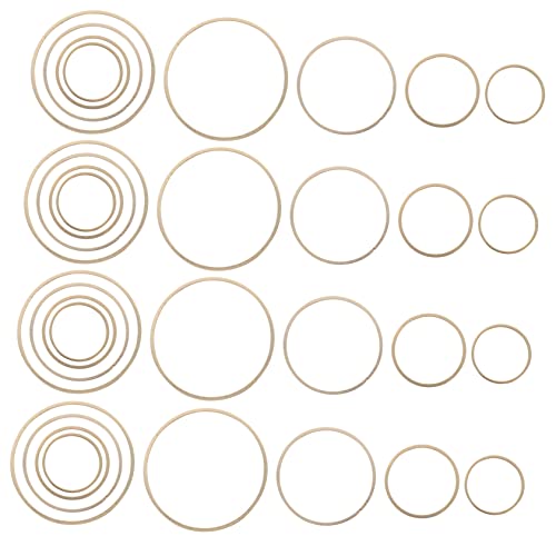 BEBEMOKO 80 Stück Ohrring Kreise DIY Pendant Runde Bead Ringe für Schmuckherstellung für Armbänder Schlüsselanhänger und Mehr Verschiedenen BEBEMOKO 80 Stück Ohrring Kreise DIY Pendant Runde Bead Ringe für Schmuckherstellung für Armbänder Schlüsselanhänger und Mehr Verschiedenen von BEBEMOKO