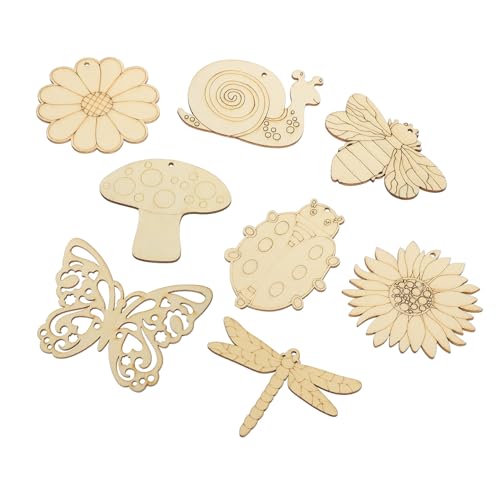 BEBEMOKO 80 Stück Teiliges Unbehandelter Leerer Holzanhänger Frühling DIY Holzscheiben zum Bemalen und Basteln Vielseitige Holzdekoration für Heimdeko Naturbelassene Holzrohlinge für BEBEMOKO 80 Stück Teiliges Unbehandelter Leerer Holzanhänger Frühling DIY Holzscheiben zum Bemalen und Basteln Vielseitige Holzdekoration für Heimdeko Naturbelassene Holzrohlinge für von BEBEMOKO