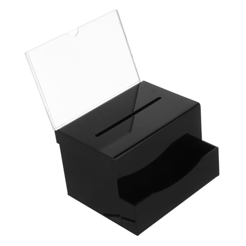 BEBEMOKO Abschließbare Acryl Spendenbox mit Schloss Transparente Wahlurne und Vorschlagsbox für Fundraising Briefkasten Öffentliche Abstimmung und Sammelaktionen BEBEMOKO Abschließbare Acryl Spendenbox mit Schloss Transparente Wahlurne und Vorschlagsbox für Fundraising Briefkasten Öffentliche Abstimmung und Sammelaktionen von BEBEMOKO