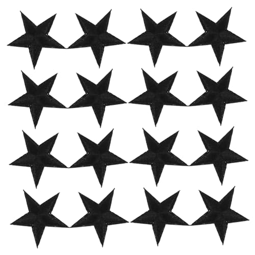 BEBEMOKO Bügelbilder zum Nähen, Basteln, langlebig, bestickte Applikationen für Kleidung, Hüte, Jeans, Jacken, Rucksäcke, Schnellbügelbefestigung, 24 Stück von BEBEMOKO