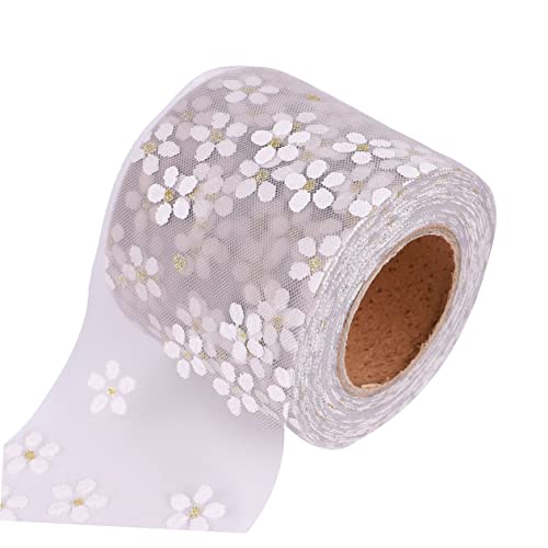 BEBEMOKO DIY Gazeeband mit Kleinen Pflaumenblüten Gurtband für Haarschmuck Kleidung und Bastelprojekte Leicht und Langlebig BEBEMOKO DIY Gazeeband mit Kleinen Pflaumenblüten Gurtband für Haarschmuck Kleidung und Bastelprojekte Leicht und Langlebig von BEBEMOKO