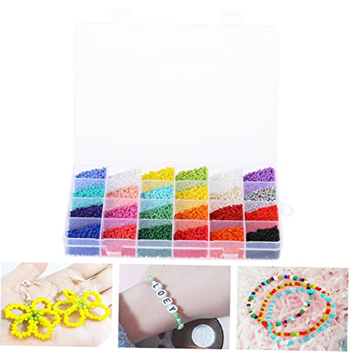 BEBEMOKO DIY Glasperlen Bastelperlen für Schmuckherstellung Farbenfroh für Armbänder BEBEMOKO DIY Glasperlen Bastelperlen für Schmuckherstellung Farbenfroh für Armbänder von BEBEMOKO