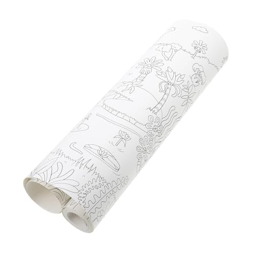 BEBEMOKO DIY Malrolle für Großes Ausmalposter mit Glatter Oberfläche Vielseitig für Buntstifte Marker Kreiden Robustes Papier für Künstlerisches Zeichnen und Basteln im Innen Außenbereich BEBEMOKO DIY Malrolle für Großes Ausmalposter mit Glatter Oberfläche Vielseitig für Buntstifte Marker Kreiden Robustes Papier für Künstlerisches Zeichnen und Basteln im Innen Außenbereich von BEBEMOKO
