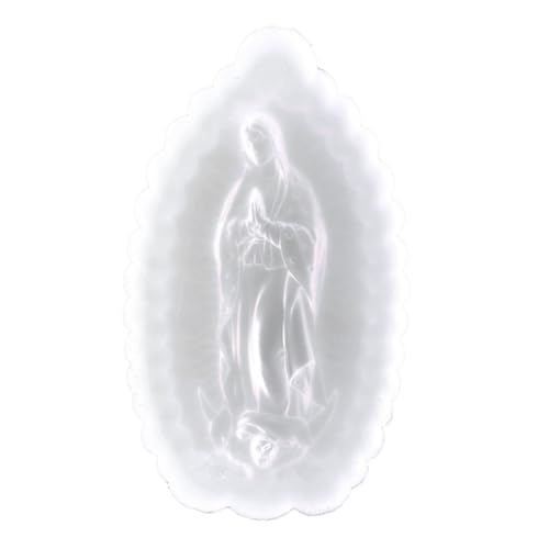 BEBEMOKO Engel-Silikonform für Schlüsselanhänger, Jungfrau Maria, Anhänger, Silikon-Gießform für Epoxid-Bastelarbeiten, Silikon für Schmuckherstellung von BEBEMOKO