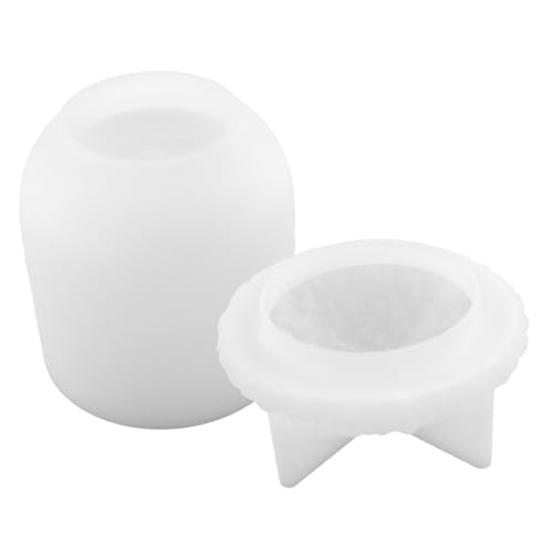 BEBEMOKO Epoxidharz Silikonform für DIY Bonbongläser Flexible und Wiederverwendbare Silikonformen für Lagerbehälter Bastelprojekte und Partydekoration Glatte Oberfläche Ästhetisch von BEBEMOKO