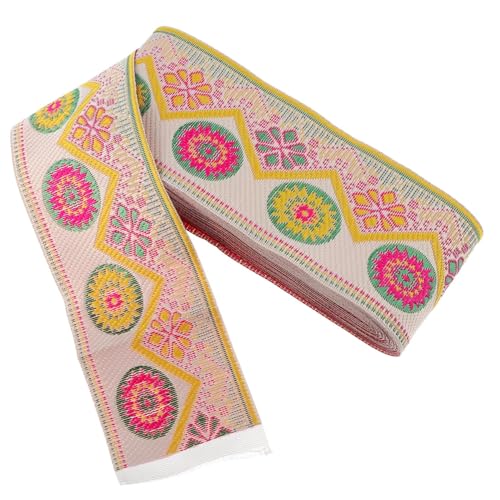 BEBEMOKO Ethnische Stickerei Borte Blumenmuster für Diy Kleidung und Bastelprojekte für Applikationen und Haaraccessoires BEBEMOKO Ethnische Stickerei Borte Blumenmuster für Diy Kleidung und Bastelprojekte für Applikationen und Haaraccessoires von BEBEMOKO