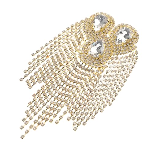 BEBEMOKO Europäische Diamant-Anzug, modische Schulterklappe, Kostüme, Epauletten, Anzug, Zubehör, Quasten, Dekorationen, Quaste, Schulterquaste, Abzeichen, Epaulett, Quasten, Dekoration, Metall BEBEMOKO Europäische Diamant-Anzug, modische Schulterklappe, Kostüme, Epauletten, Anzug, Zubehör, Quasten, Dekorationen, Quaste, Schulterquaste, Abzeichen, Epaulett, Quasten, Dekoration, Metall von BEBEMOKO