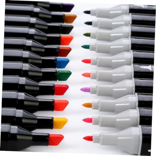 BEBEMOKO Farben Marker Stifte Doppelseitig Wasserlöslich Farbenfrohe Filzstifte für Schule Schüler Vielseitige Zeichenstifte für Illustration Manga Skizzieren und Kunstbedarf von BEBEMOKO