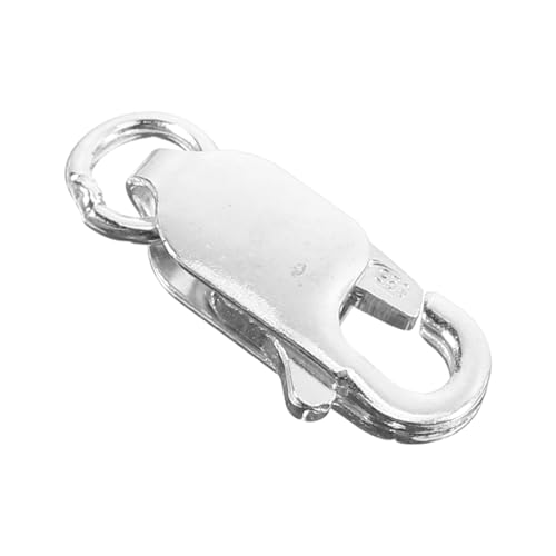BEBEMOKO Federverschluss-Zubehör für Halskette und Armband, Schmuck, Karabinerverschluss, Verbindungsverschluss für Schmuckherstellung, langlebiger und zuverlässiger Schmuck von BEBEMOKO