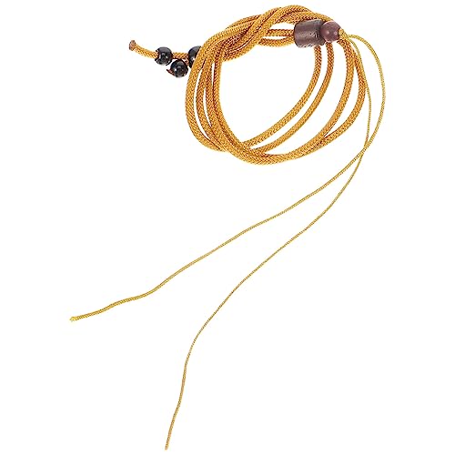 BEBEMOKO Fliegenfischer Lanyard Gewebtem Material Verstellbare Angelausrüstung für Vielseitige Anwendungen Handgefertigt Erdigen Farbtönen für Boots von BEBEMOKO
