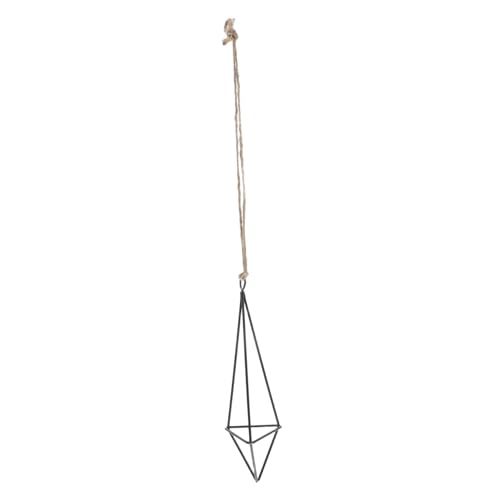 BEBEMOKO Hängender Metall Luftpflanzenhalter Geometrischer Eisen Kunst Hängepflanzen Ständer für Wohnzimmer und Balkon und Installieren Höhe Juteseil BEBEMOKO Hängender Metall Luftpflanzenhalter Geometrischer Eisen Kunst Hängepflanzen Ständer für Wohnzimmer und Balkon und Installieren Höhe Juteseil von BEBEMOKO