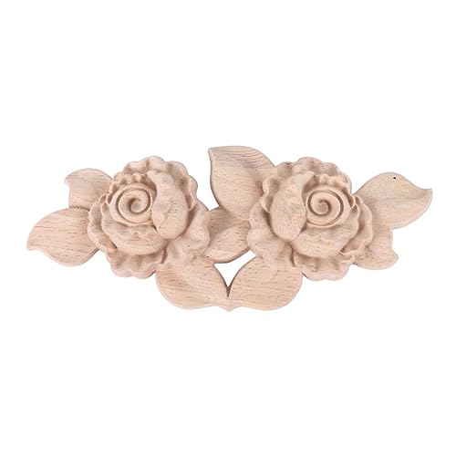 BEBEMOKO Holzhandwerk Carving Chips Dekoration Für DIY Projekte Blumenform Bastelzubehör Für Einzigartige Handarbeiten Hochzeiten von BEBEMOKO