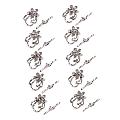 BEBEMOKO Kreative DIY-Schnalle, Blumenform, Halskette und Armband, Zubehör für Damen, Vintage-Schnallen für einzigartige Schmuckherstellung BEBEMOKO Kreative DIY-Schnalle, Blumenform, Halskette und Armband, Zubehör für Damen, Vintage-Schnallen für einzigartige Schmuckherstellung von BEBEMOKO