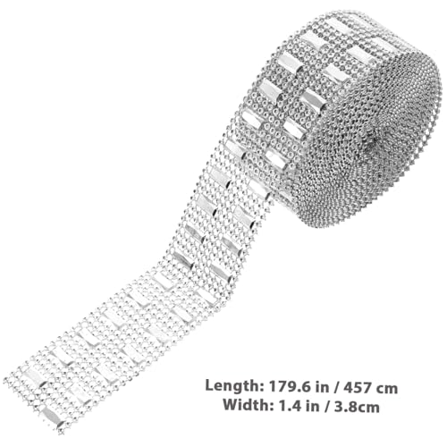 BEBEMOKO Kristall Strassband Rolle Glänzendes Zweireihiges Rhinestone Dekoband Stabiler Basteltrim für Auto Handy Hochzeits Festdeko Vielseitiges Schmuckband Silber BEBEMOKO Kristall Strassband Rolle Glänzendes Zweireihiges Rhinestone Dekoband Stabiler Basteltrim für Auto Handy Hochzeits Festdeko Vielseitiges Schmuckband Silber von BEBEMOKO