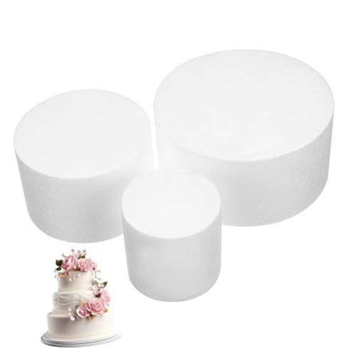 BEBEMOKO Kuchenmodelle für Hochzeitstortendekoration, inklusive Kuchendekoration für Kuchenmalerei und Präsentation, 3 Stück von BEBEMOKO
