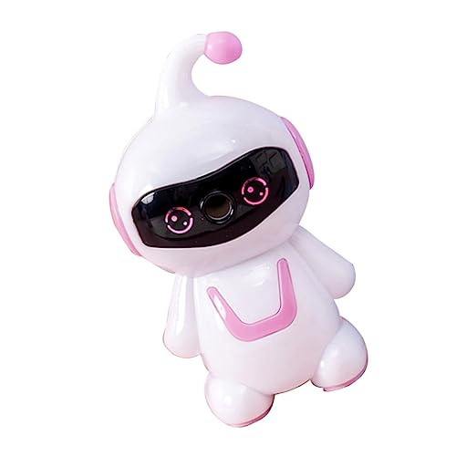 BEBEMOKO Manueller Bleistiftspitzer Roboter Cartoon Design Schulbedarf Handkurbel Anspitzer für Schule Klassenzimmer Zuhause Farbenfroh Geschenk Jungen Mädchen von BEBEMOKO