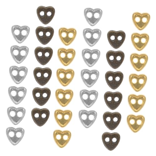 BEBEMOKO Mini-Knöpfe in Herzform, dekorative Knöpfe für Puppenkleidung, Bastelprojekte und Nähzubehör und Farben für Mädchen und Mädchen, 150 Stück BEBEMOKO Mini-Knöpfe in Herzform, dekorative Knöpfe für Puppenkleidung, Bastelprojekte und Nähzubehör und Farben für Mädchen und Mädchen, 150 Stück von BEBEMOKO